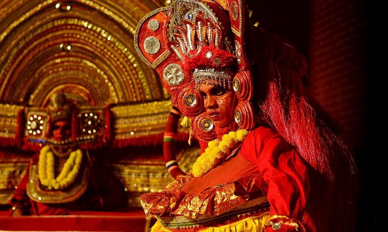 In Images: 66 Palli Club brings Kerala’s sacred Theyyam to Durga Puja for the first time