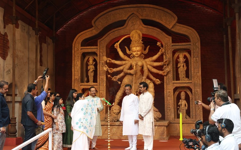 In Images: Mamata Banerjee inaugurates Suruchi Sangha Durga Puja in Kolkata