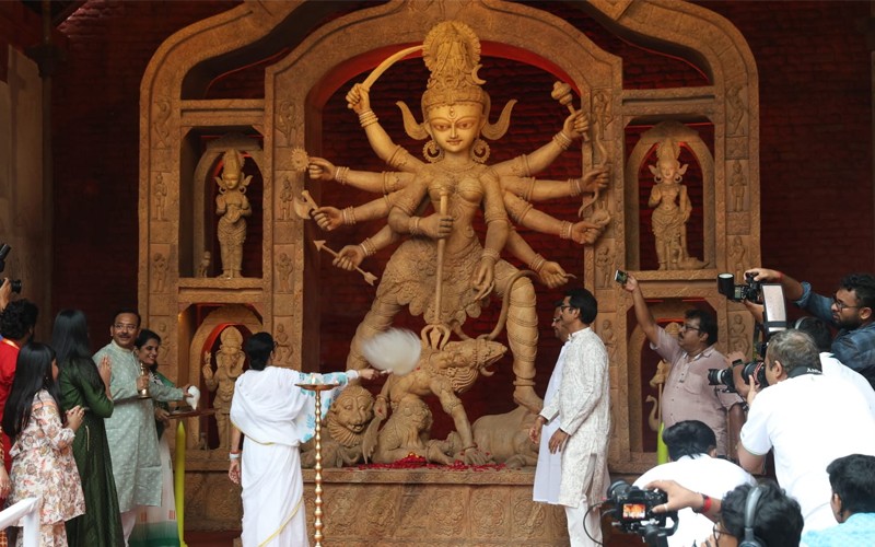 In Images: Mamata Banerjee inaugurates Suruchi Sangha Durga Puja in Kolkata
