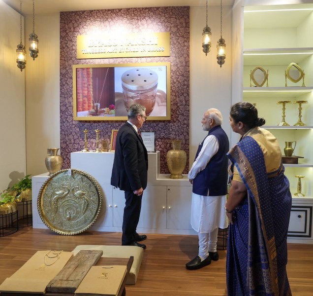 In Images: PM Modi and his UK counterpart Keir Starmer visit exhibition at Global Fintech Fest 2025