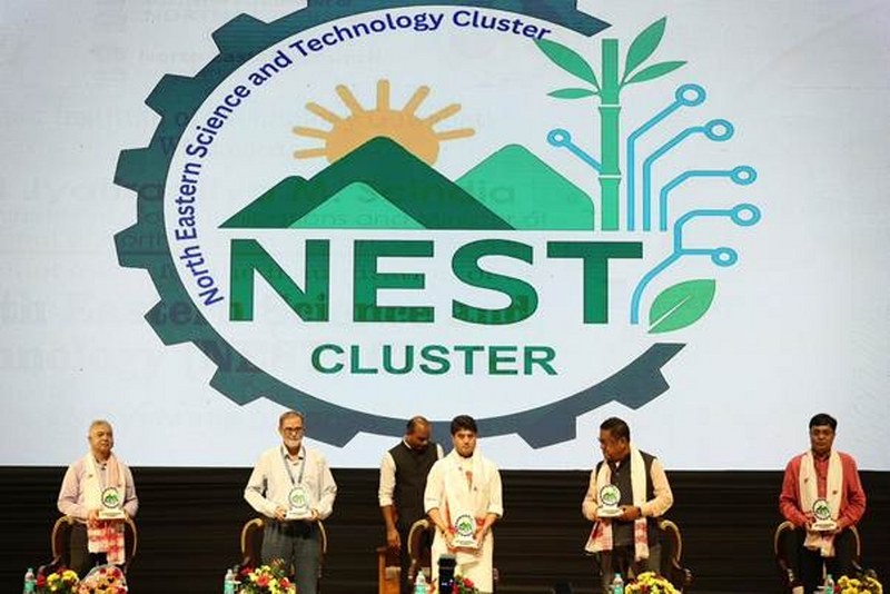 NEST Cluster unveiled at IIT Guwahati. Photo: PIB