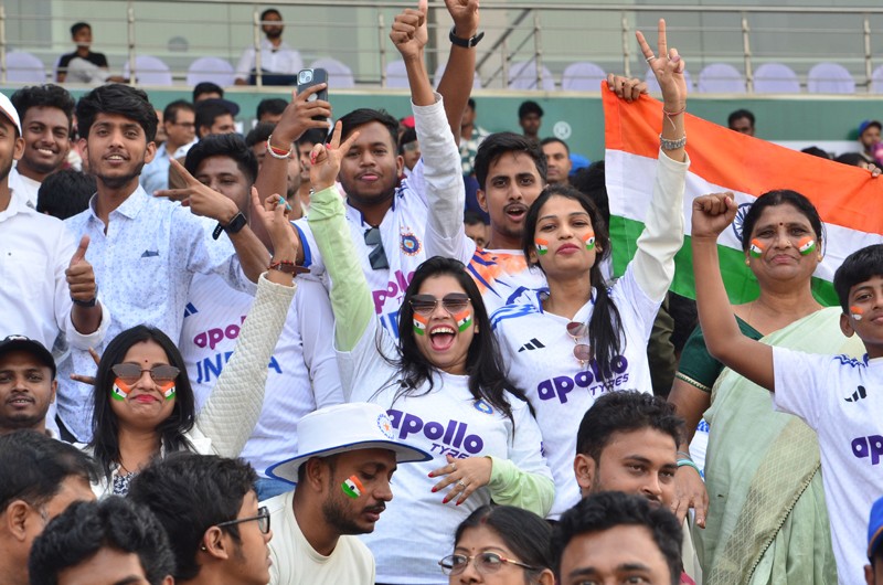 In Images: India dominate day 1 of first Test against South Africa at Eden Gardens