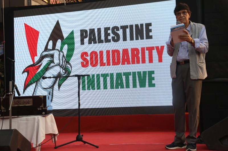 In Images: Activists rally in solidarity with Palestine in Kolkata