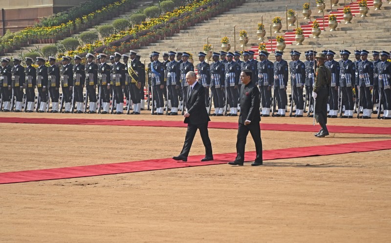 Vladimir Putin receives grand ceremonial welcome at Rashtrapati Bhavan — see the highlights!