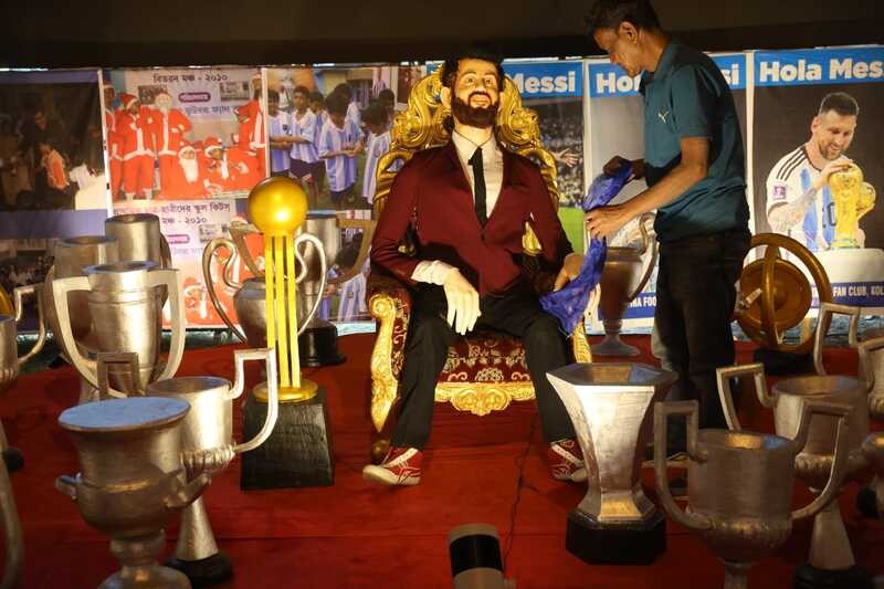 In Images: Kolkata prepares for Messi’s arrival