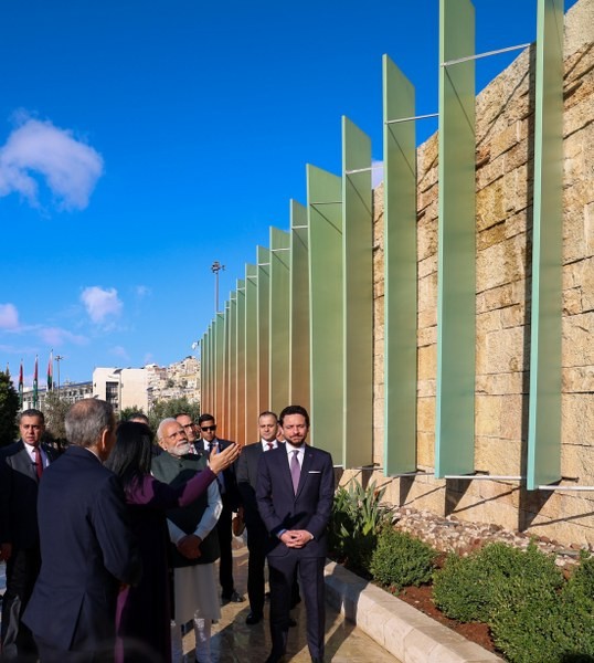 In Images: Modi visits Jordan Museum at Amman