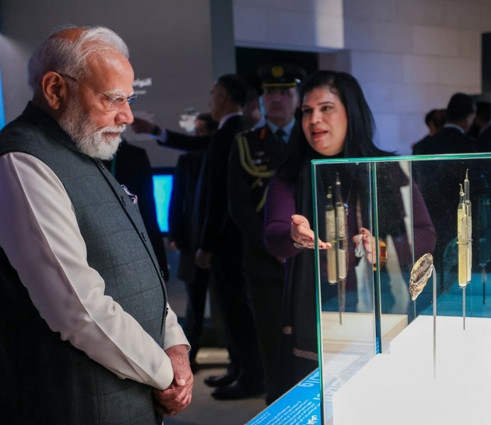 In Images: Modi visits Jordan Museum at Amman