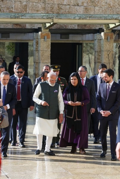 In Images: Modi visits Jordan Museum at Amman
