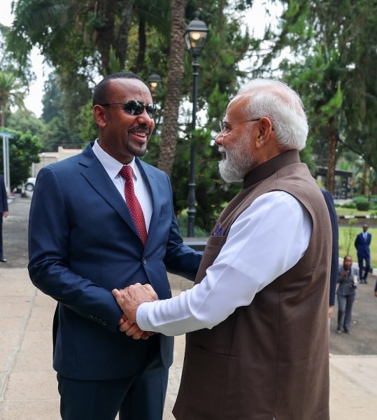 In Images: PM Modi arrives in Ethiopian Parliament