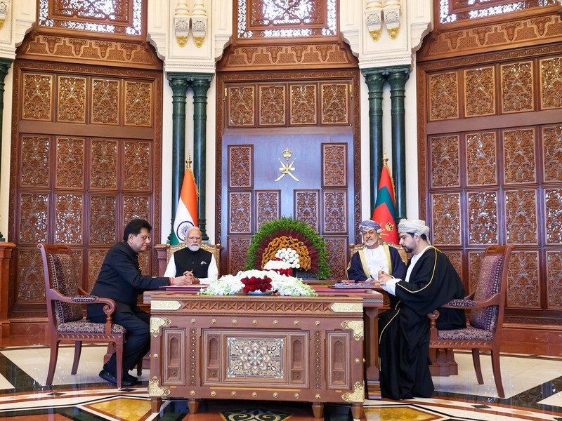 In Images: PM Modi, Oman’s Sultan witness MoU exchange