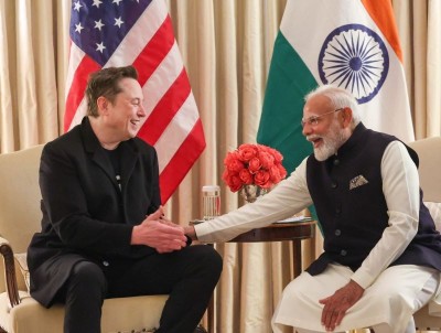 PM Modi meets Elon Musk in Washington DC; discusses space, technology