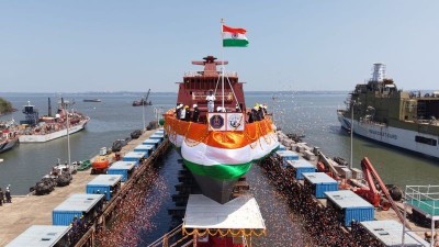 Goa Shipyard launches second P1135.6 frigate