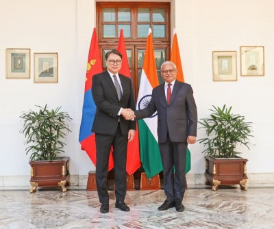 Indian, Mongolian officials carry out comprehensive review of bilateral ties
