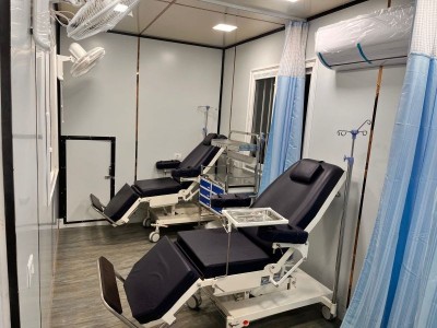India ships six-bedded container-based dialysis to Kirbiti