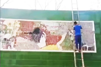 Bangladesh authorities demolish 1971 Liberation War mural in Lalmonirhat