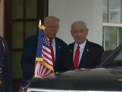 Benjamin Netanyahu meets Donald Trump at White House for Gaza talks, tariff reprieve