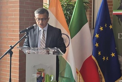 Indian official Rajesh Kumar Singh Attends 11th India-Italy Annual Bilateral Joint Defence Committee