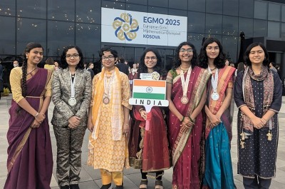 India clinches two bronze and two silver medals at EGMO