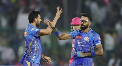 Mumbai Indians thrash Rajasthan Royals by 100 runs in Jaipur
