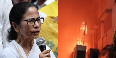 'Don't vote for me but save your lives': Mamata Banerjee inspecting Kolkata hotel fire that killed 14
