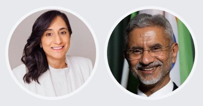 S Jaishankar discusses Indo-Canada ties with Anita Anand