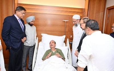 Ghulam Nabi Azad, part of India's outreach delegation, to return home after discharge from hospital in Kuwait