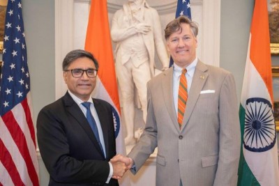 Indian Foreign Secretary Vikram Misri discusses joint military exercises, financial ties with US officials