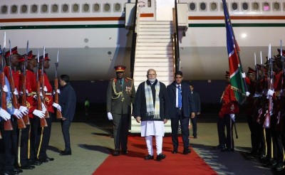 Namibia is a valued partner, says PM Modi after arriving in Windhoek 
