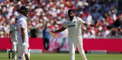 Rahul grinds after Bumrah powers India to bowl out England for 387 at Lord's