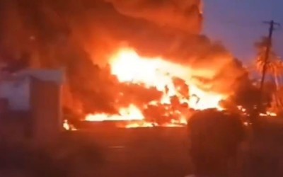 Fire breaks out at goods train carrying diesel in Tamil Nadu, no loss of life reported