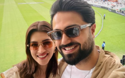 Kriti Sanon enjoys cricket with rumoured boyfriend Kabir Bahia at Lord's