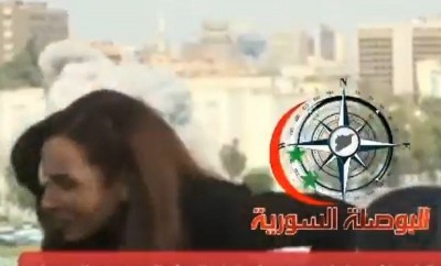 Anchor runs mid-telecast as Israeli airstrikes hit Syria's state TV building