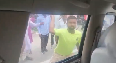 Bengal LoP Suvendu Adhikari's convoy attacked in Cooch Behar, TMC rejects BJP's 'assault' charge