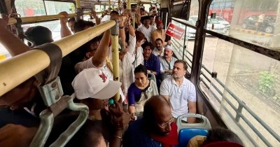 Rahul, other INDIA bloc leaders detained, Mahua faints, Akhilesh climbs barricades as chaos grips anti-Modi march over 'voter fraud'