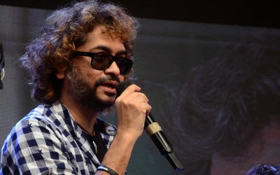 Rupam Islam performs first Rabindra Sangeet Keno Chokher Jole for Bengali film Ami Jokhon Hema Malini