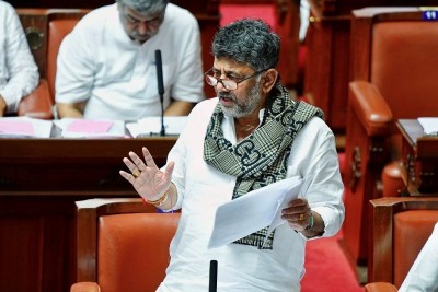 'I am a born Congressman': DK Shivakumar clarifies after singing RSS anthem in Karnataka assembly