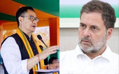 Kiren Rijiju accuses Rahul Gandhi of working with George Soros, says he is on 'dangerous track'