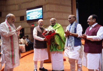 'Radhakrishnan will strengthen constitutional values and enhance parliamentary discourse': PM Modi congratulating Veep-elect