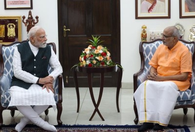 PM Modi meets Vice President-elect Thiru CP Radhakrishnan