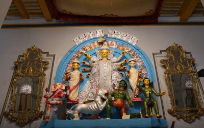 In Images: Kolkata's 236-Year-Old Shobhabazar Rajbari gears up for Durga Puja