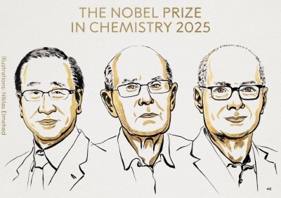 Trio wins Nobel Prize in Chemistry for developing new form of molecular architecture