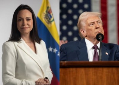 María Corina Machado dedicates Nobel Peace Prize to Venezuelans, Donald Trump
