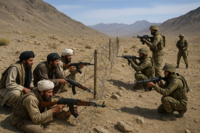 Taliban, Pakistani forces clash along border after alleged air strikes