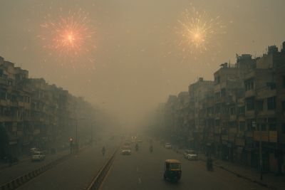 Delhi-NCR air quality worsens to 'severe' category as Supreme Court's 'green' Diwali order squarely flouted