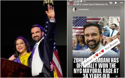 Mira Nair reacts to son Zohran Mamdani’s NYC victory with an Instagram reshare
