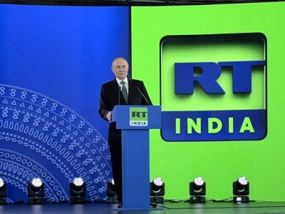 Putin launches RT India — Kremlin-funded RT Network's India arm with 100-member team