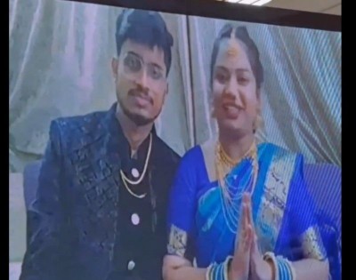 Stranded by IndiGo chaos, techie couple attends their own reception virtually in Hubballi