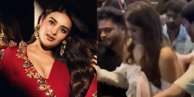 Chaos at Hyderabad's Lulu Mall! Nidhhi Agerwal swarmed by fans, police register case