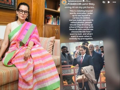 'Violating beyond words': Kangana Ranaut on AI-edited images showing her in outfits she never wore in Parliament