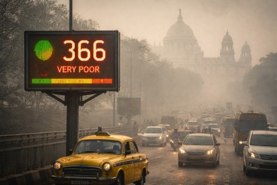 Kolkata’s air quality slips into ‘very poor’ zone as winter pollution peaks, data shows